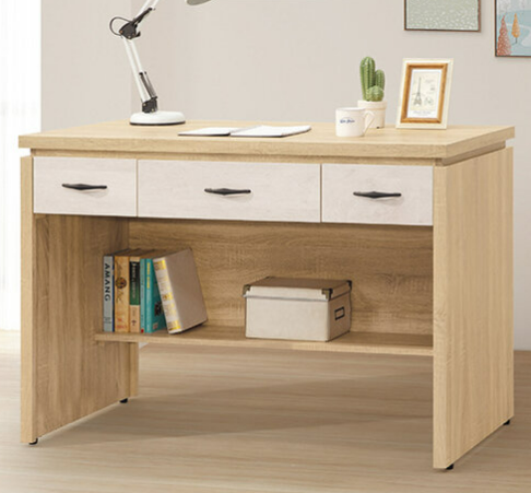 D617-7 橡木4尺雙色書桌下座