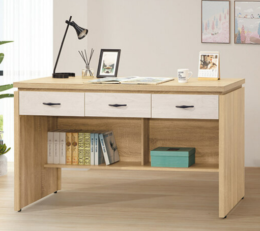 D617-8 橡木5尺雙色書桌下座