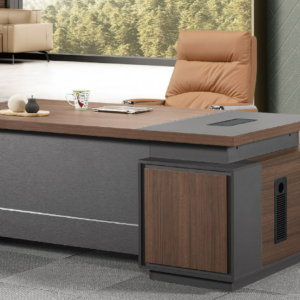 A1522-1 凱薩6尺辦公桌 正向 附活動隔板*1