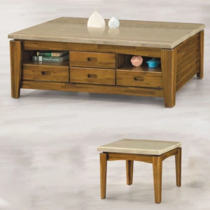 F61-4 CT04SA 白岩板相思木小茶几 DIY