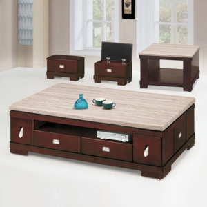 F62-4 186#小茶几 凱悅紅石面加厚