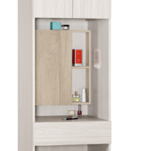 A1012-4 克萊格2尺衣櫥 鏡台式 含椅