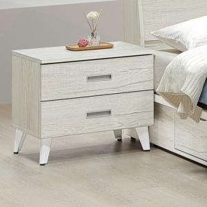 C605-3艾薇兒淺橡木床頭櫃 單只