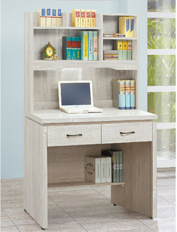 D623-1 炭燒白3尺書桌 全組