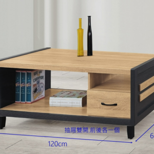 F65-4 安琪拉原切橡木色大茶几