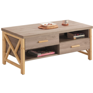 F65-5 松絲木4尺大茶几 木面