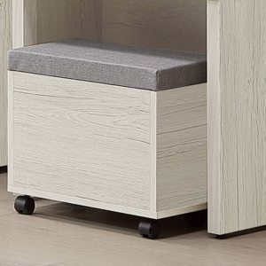 C605-5 艾薇兒淺橡木活動化妝椅