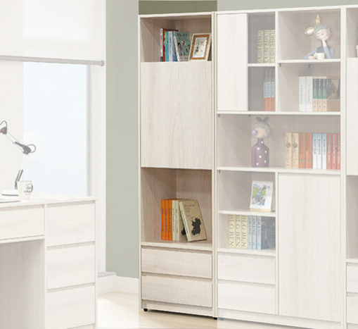 D627-2 卡洛琳北美杉木2尺書櫃 內附*1活動隔板