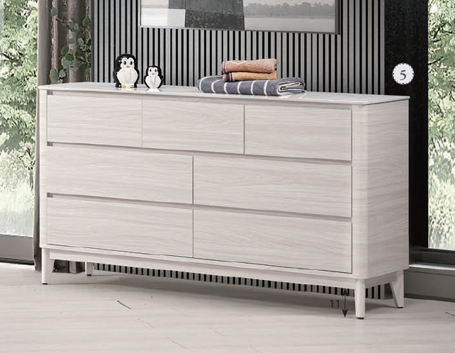 A1019-4 丹尼斯5尺岩板七斗櫃 桌面12MM岩板