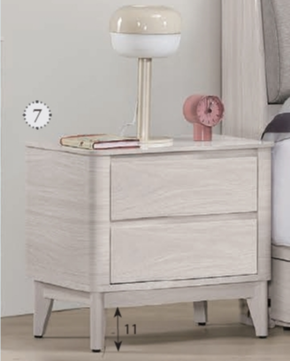 A1019-6 丹尼斯1.8尺岩板床頭櫃 桌面12MM岩板