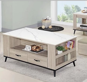 F68-1 1號大茶几 含岩板+小椅*2