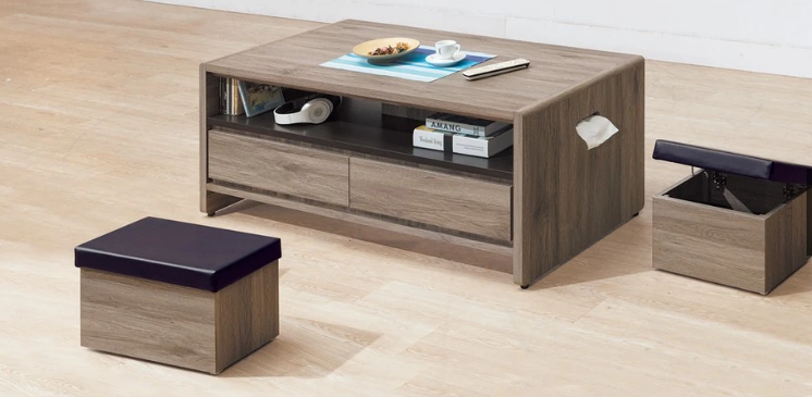 F69-1 貝奇拉茶几 附*2腳椅