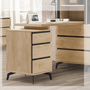 D627-5 凱莉莎4.3尺L型書桌 不含書櫃