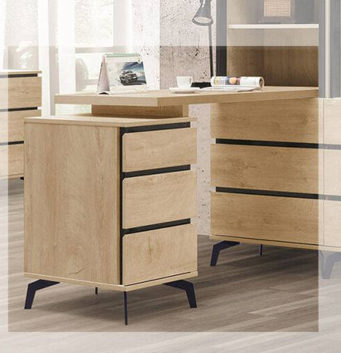 D627-5 凱莉莎4.3尺L型書桌 不含書櫃