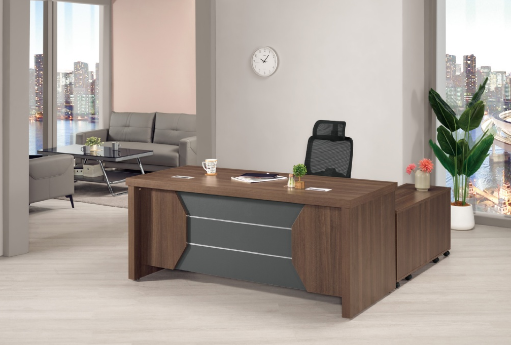 A1559-1 歐文6尺辦公桌 全組 正向