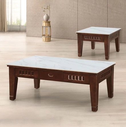 F71-10 PT-670A吉爾大茶几 腳DIY 白岩板