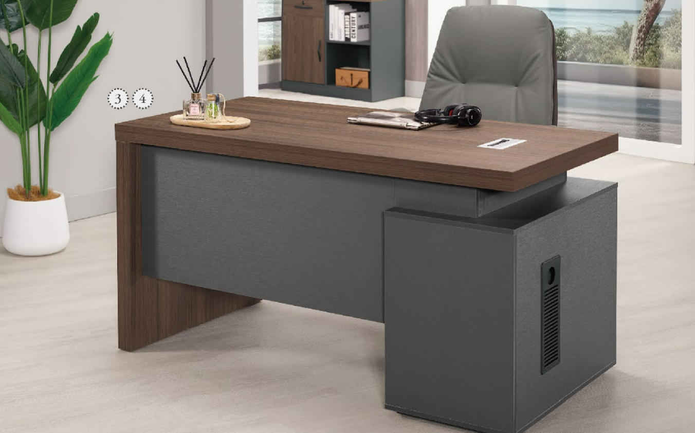 A1561-3 肯特4.6尺辦公桌 正向