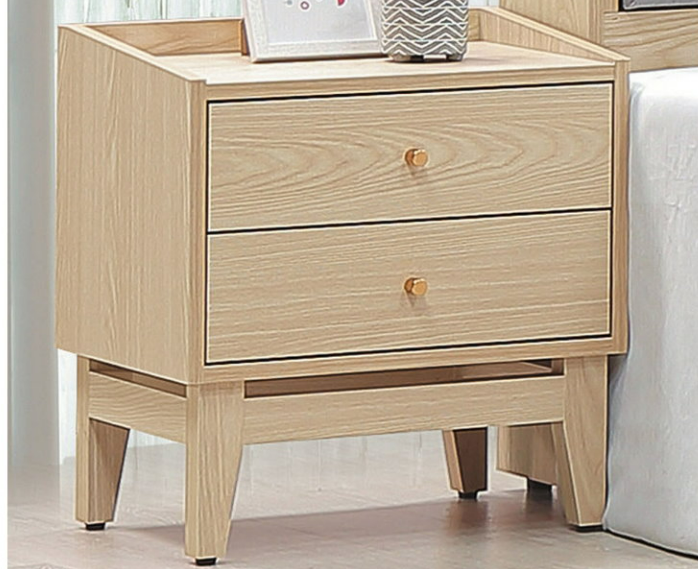E59-5 喬伊原木色床頭櫃 單只
