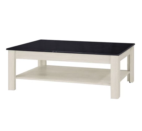 F72-9 B4白雪松大茶几 白岩板/無面