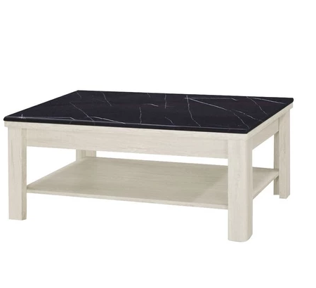 F73-7 3002#雪松色大茶几 木面+黑白根石面