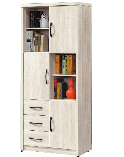 D632-6 艾拉3尺書櫥 單只