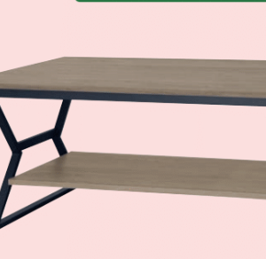 F77-1 6分木心板8型灰橡大茶几 DIY