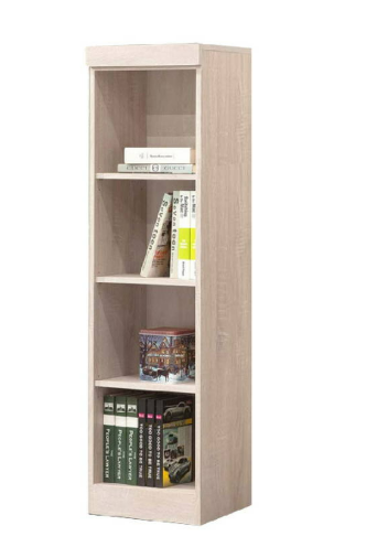 D636-3 鋼刷白階梯式4.8尺書櫃