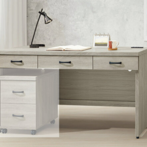 D637-6 薰衣草5尺三抽電腦桌