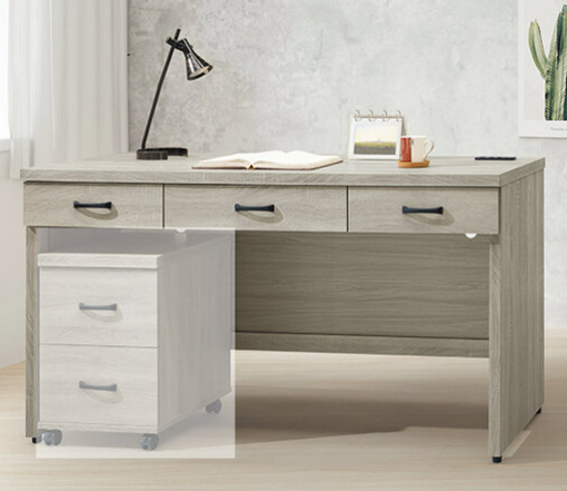 D637-6 薰衣草5尺三抽電腦桌