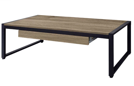 F78-4 有抽灰橡4尺茶几