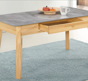 F79-3 6號120公分 松木大茶几 不組裝 組裝費+200 含岩板12MM