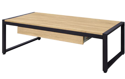 F78-7 有抽橡木4尺茶几