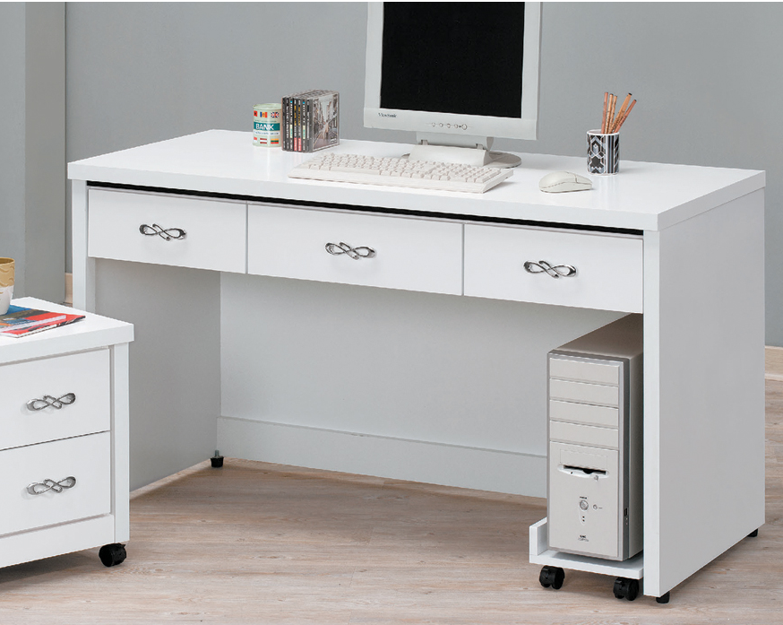 D639-4 白色4.5尺書桌