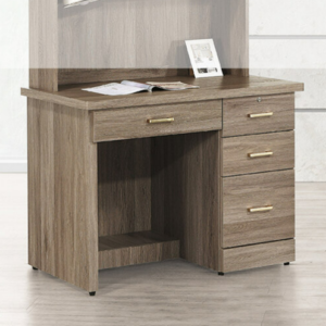 D638-6 黛芙妮3.2尺書桌 下座 灰橡色