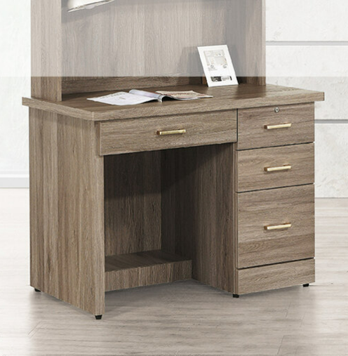 D638-6 黛芙妮3.2尺書桌 下座 灰橡色