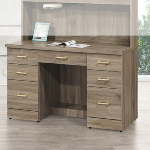 D638-8 黛芙妮4尺書桌 下座 灰橡色