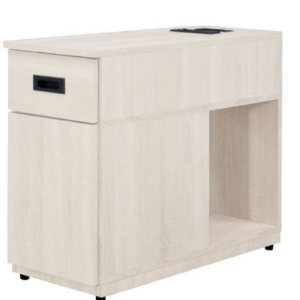 F80-8 原切白沙發邊几