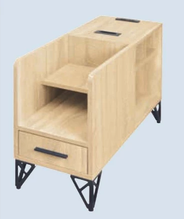 F81-6 橡木色沙發邊櫃