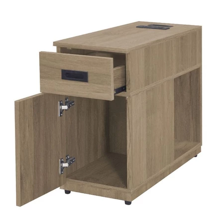 F509-7 灰橡沙發邊几