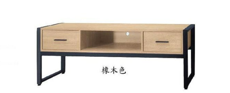 F82-5 原野橡木色工業風5尺電視櫃