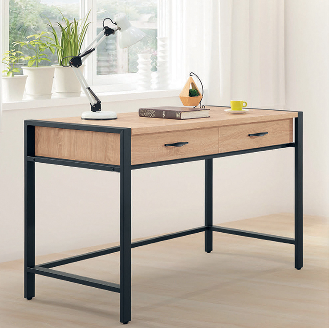 D640-6 輕工業風梧桐3尺書桌