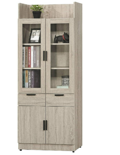 D642-2 夏洛特中抽書櫃