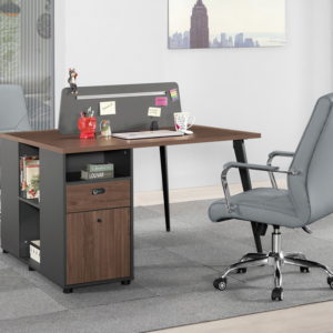 A1571-1 唐納德二人辦公桌 門抽雙邊造型 雙邊使用