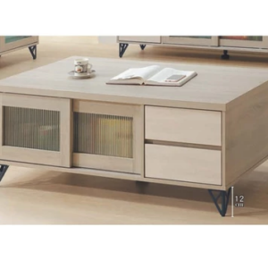 F84-10 曼哈頓4尺大茶几 18MM黑白根