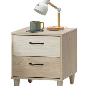C617-4 E01子希淺灰橡床頭櫃