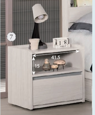 A1035-6 希斯洛1.5尺床頭櫃