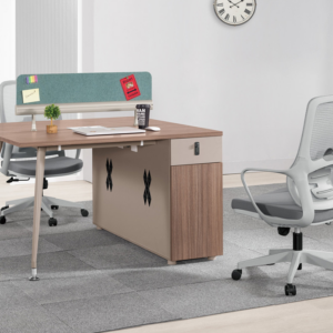 A1573-1 摩里斯二人辦公桌 門抽雙邊造型 雙邊使用