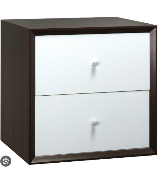 D644-4 胡桃疊疊樂雙抽櫃