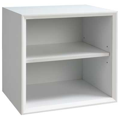 D644-7 白色疊疊樂棚板櫃