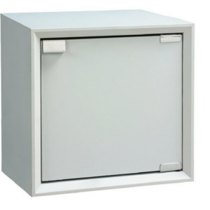 D644-12 胡桃疊疊樂木門櫃